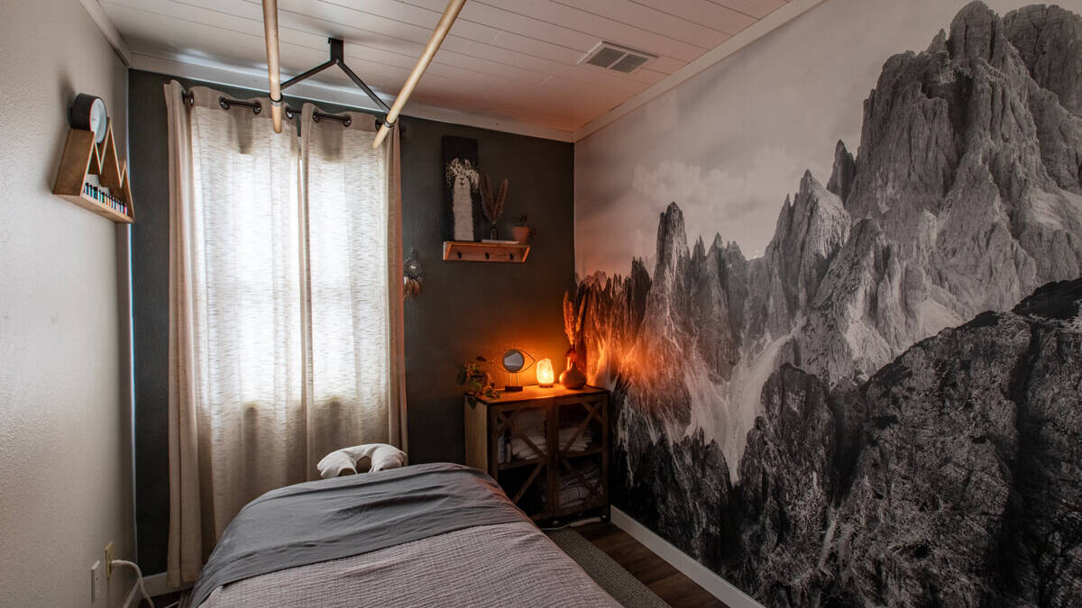 a massage room at Breckenridge Mountain Massage